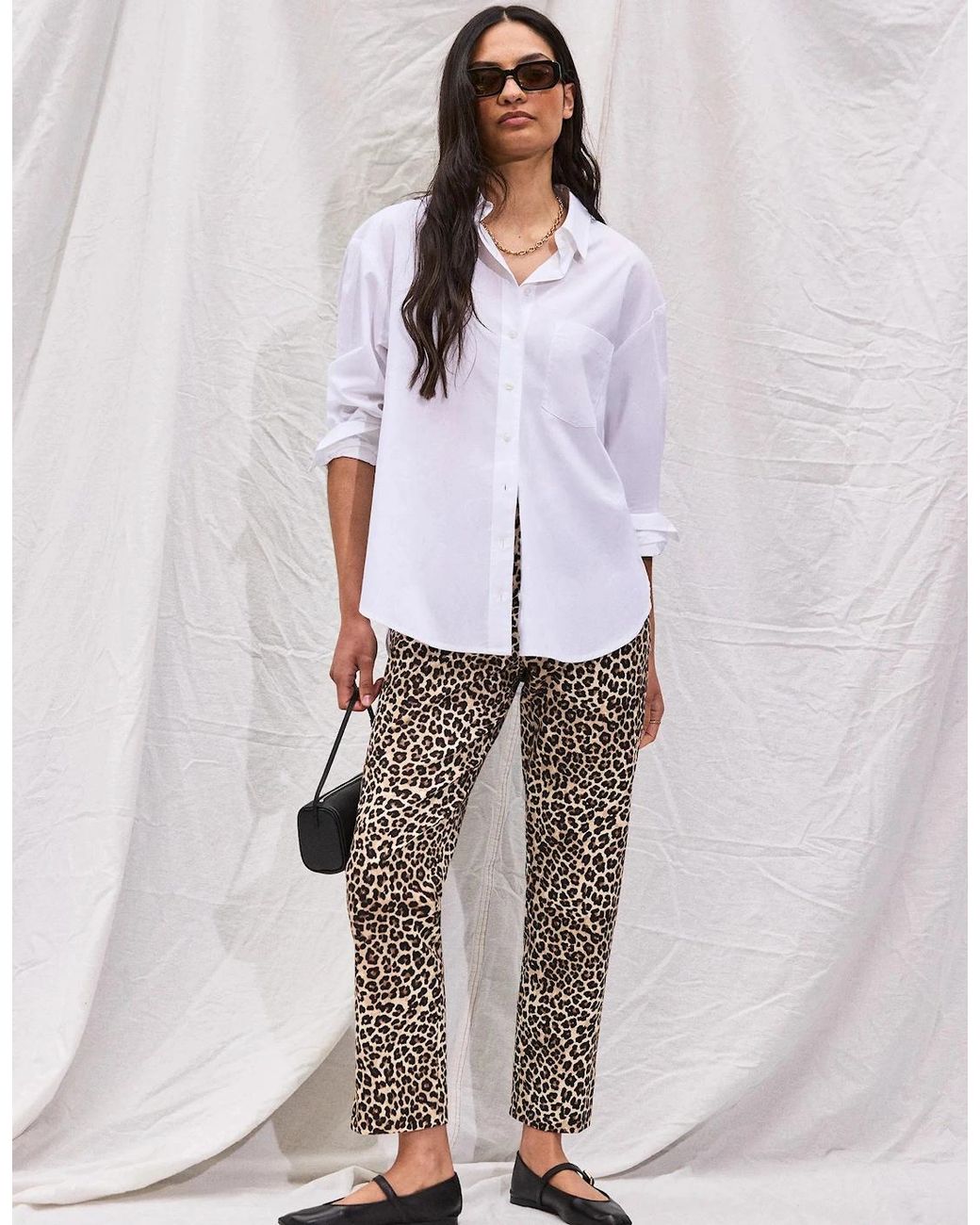Ro&zo White Cutwork Embroidered Back Shirt