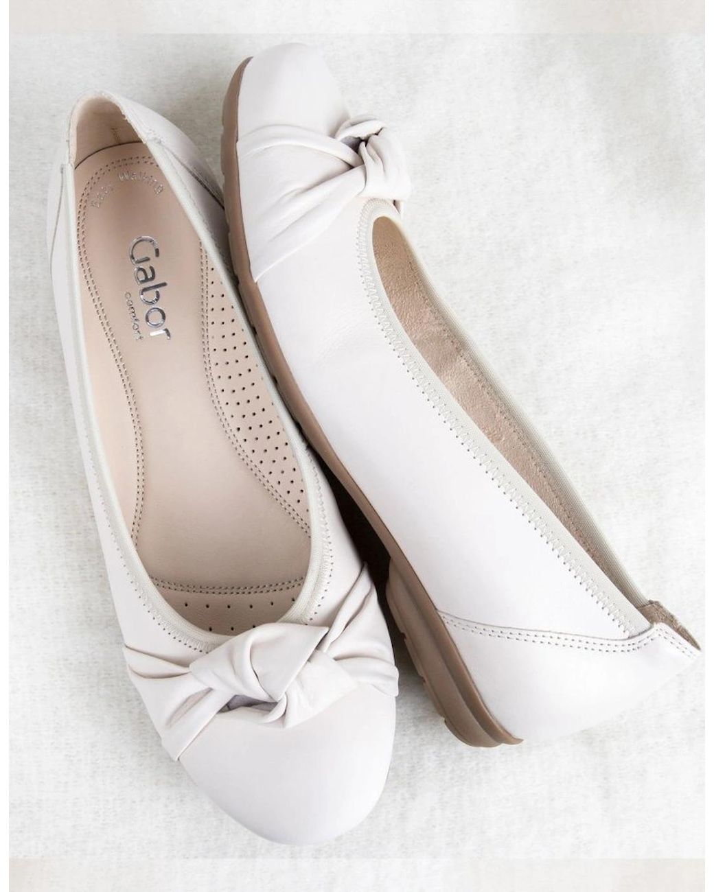 Gabor White Ashlene Casual Shoes
