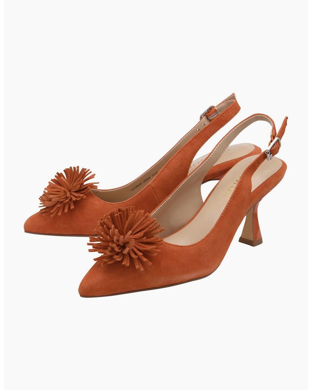 Lotus Brown Caterina Court Shoes