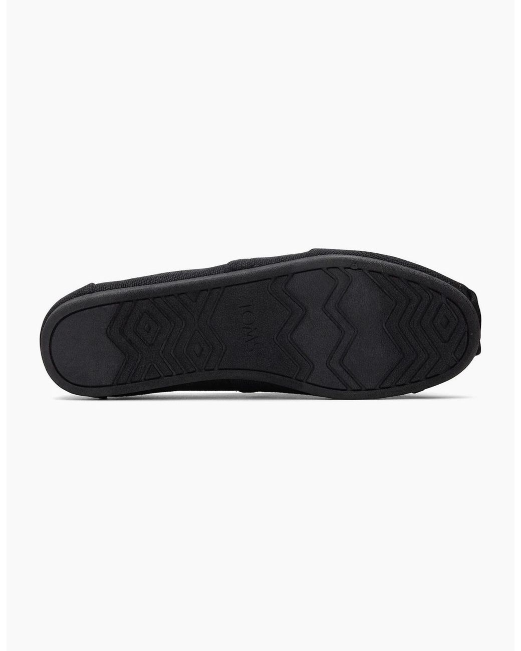 TOMS Black Alpargata Cotton Shoes for men