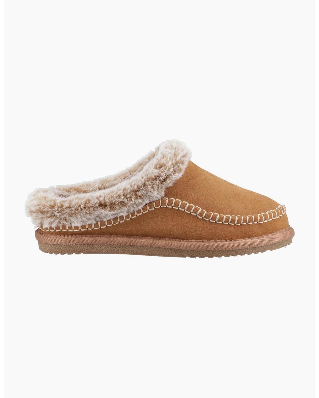 Hush Puppies Brown Anika Mules Tan