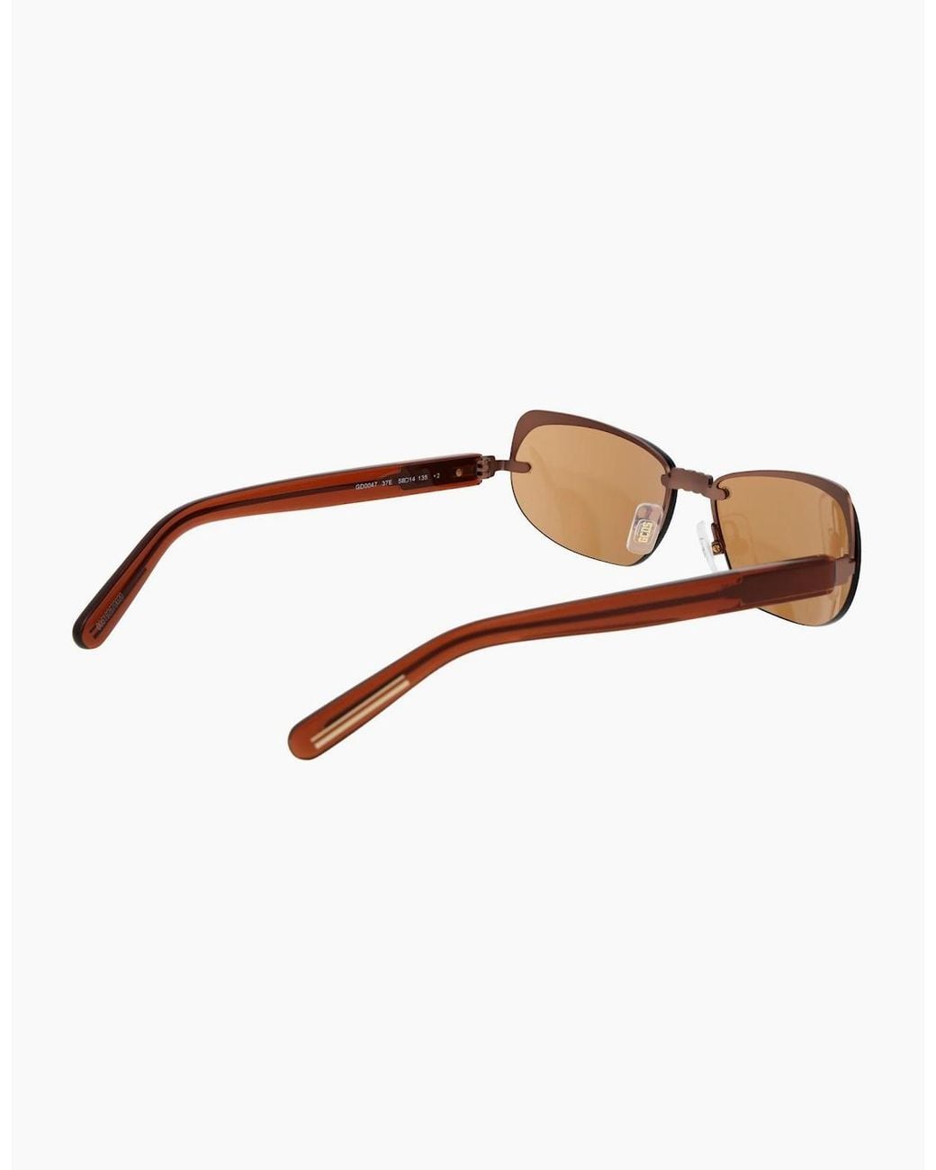 Gcds Brown Sunglasses Gd0047 37E 58