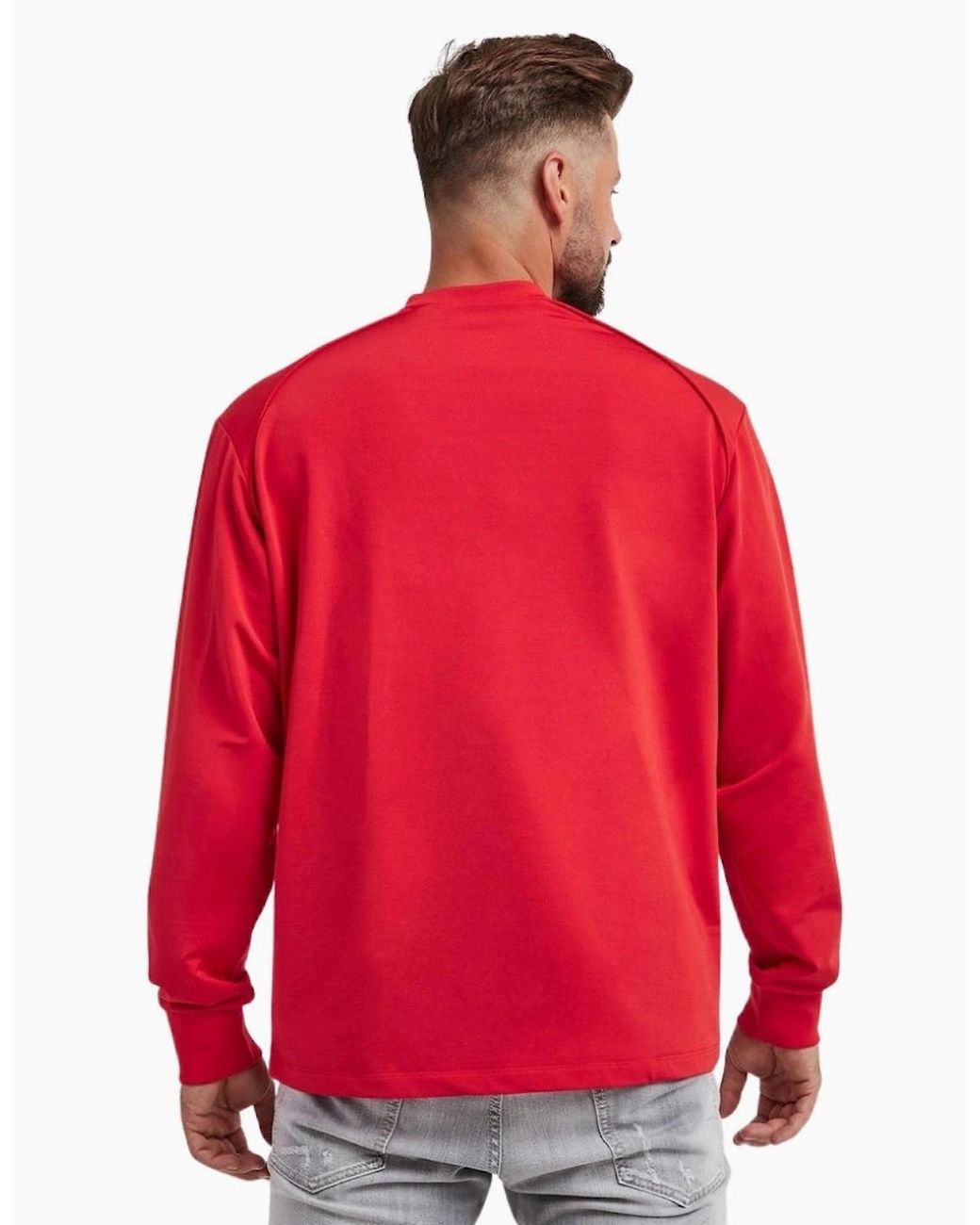 DSquared² Red D2 Maple Logo Sweater for men