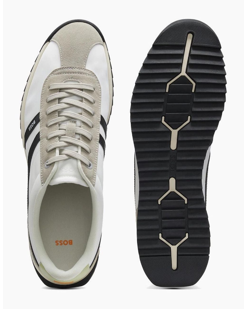 Boss White Boss Zayn Low Profile Trainers Light for men