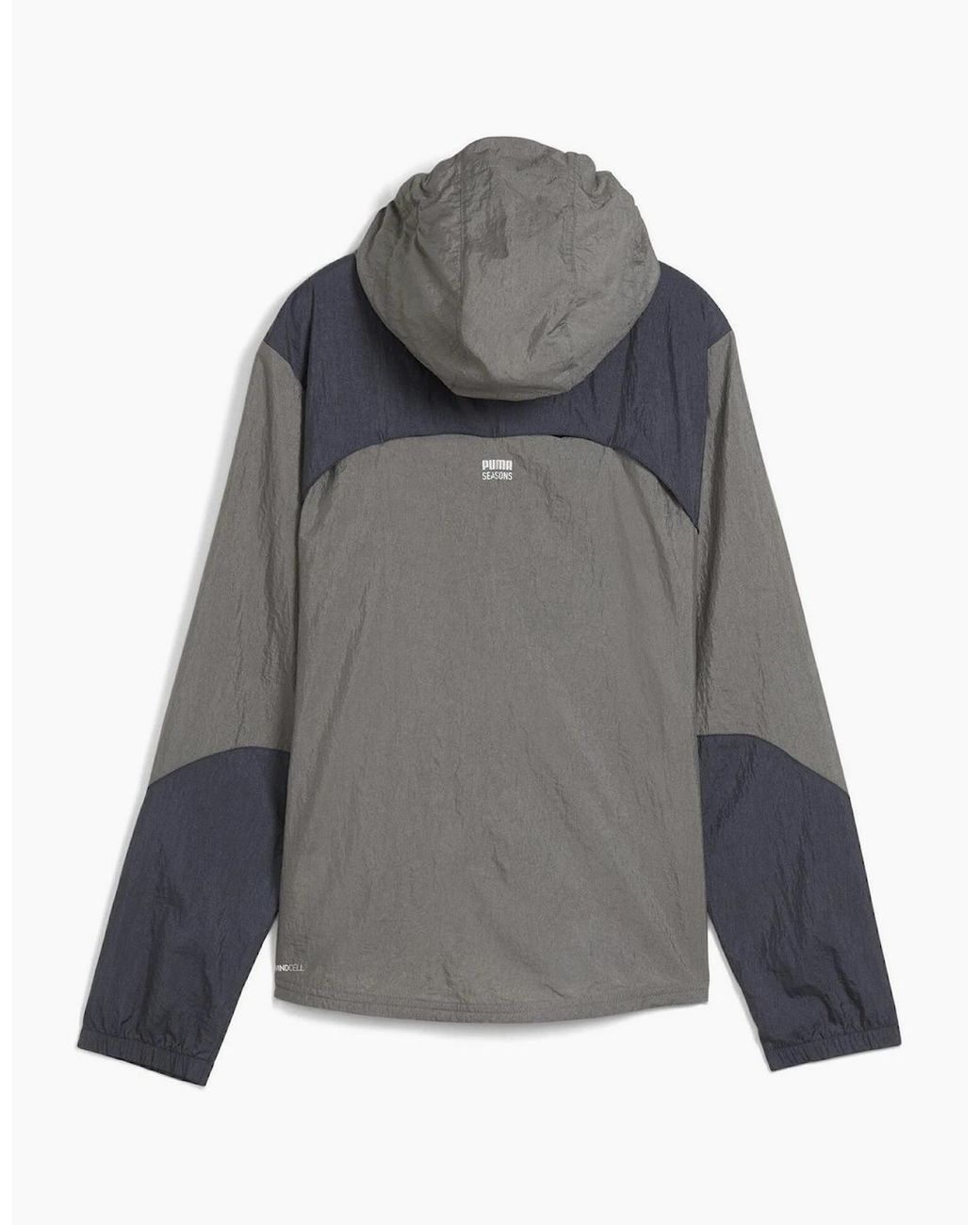 PUMA Gray Seasons Windcell Jacket