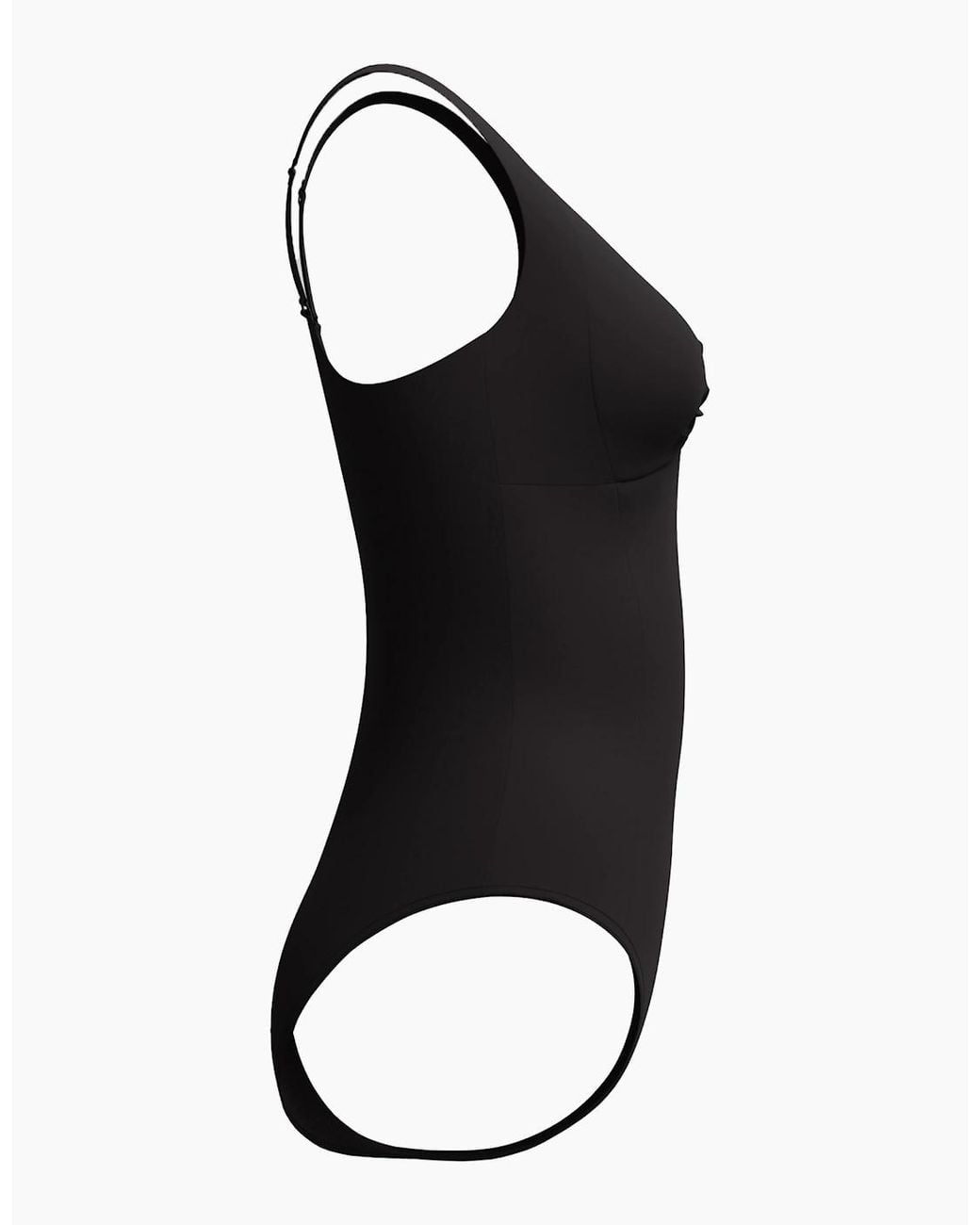 Speedo Black Ladies Twist Knot Shaping One Piece Swimsuit