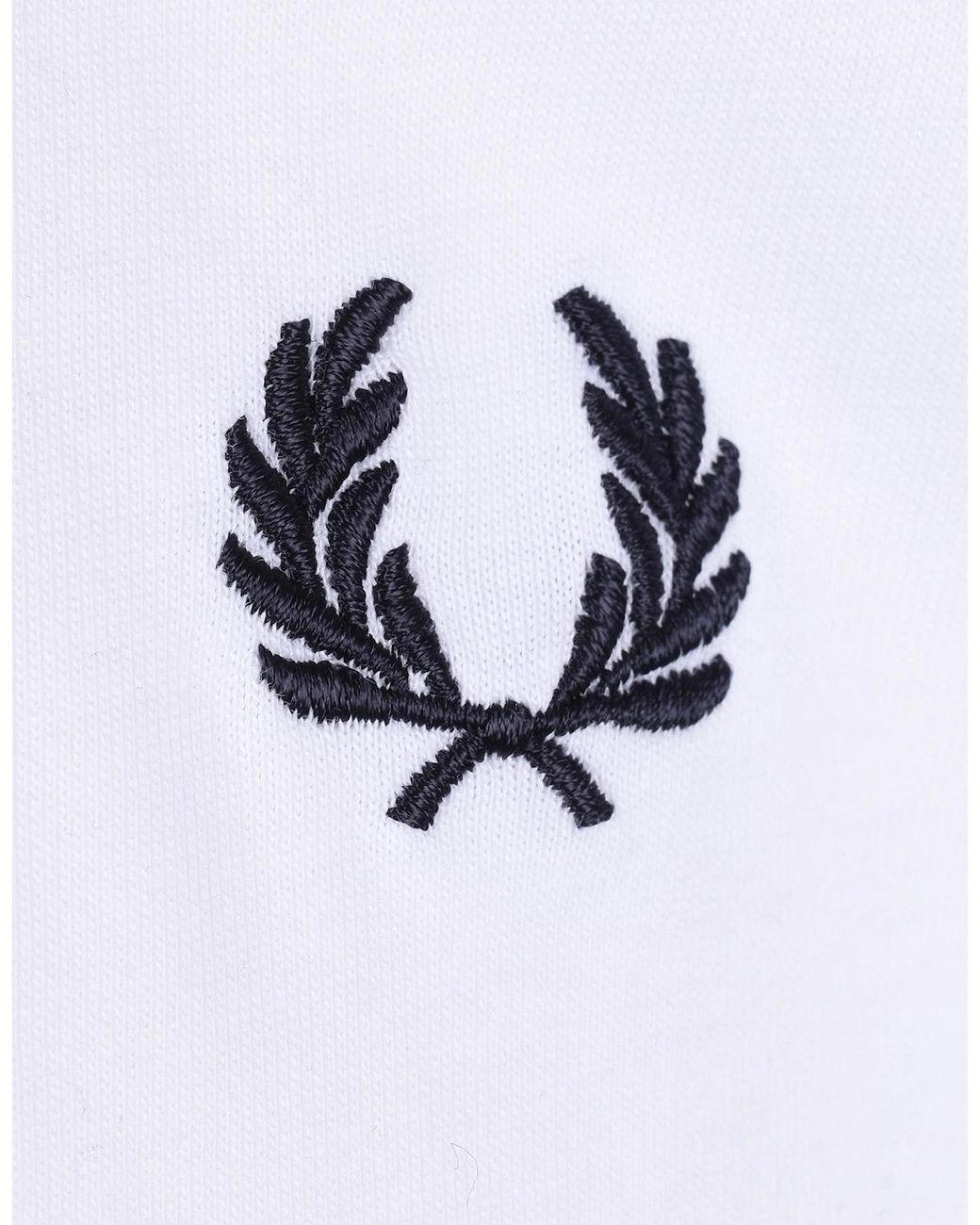 Fred Perry White Ringer T-Shirt for men