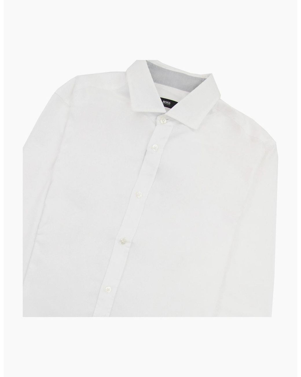 Boss White Ridley_2 Pure Cotton Shirt for men