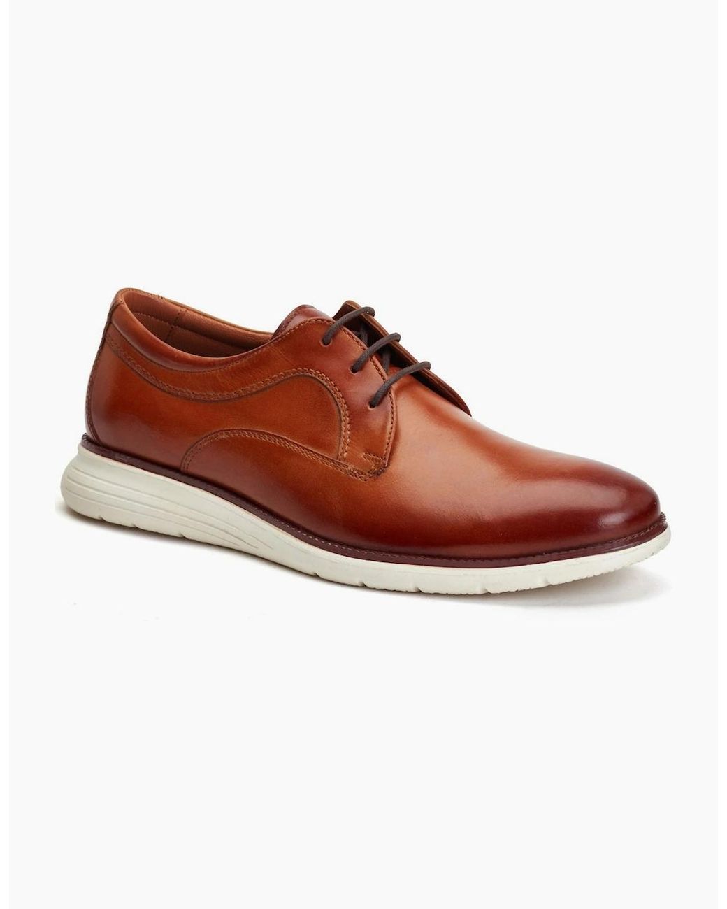 Base London Brown Wing Derby Shoes for men