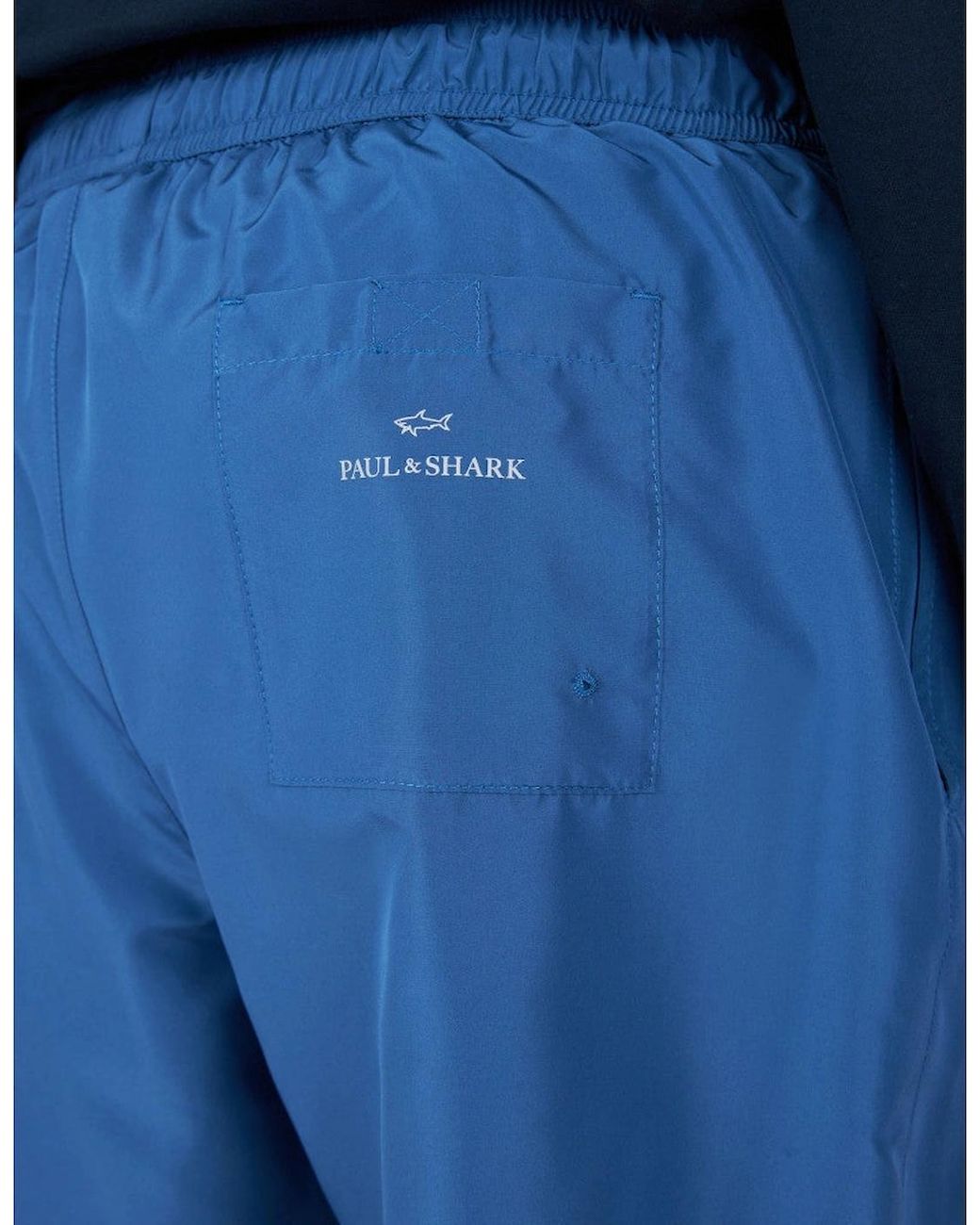Paul & Shark Blue Reflective Logo Swim Shorts 053 for men