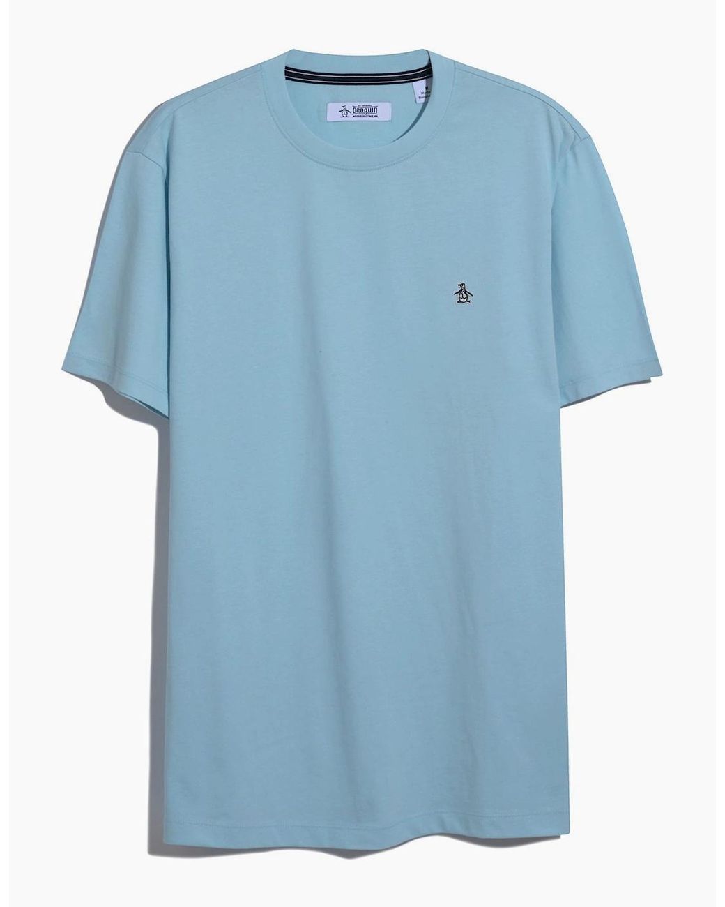 Original Penguin Blue Penguin Original Crew Neck T Shirt Cool for men