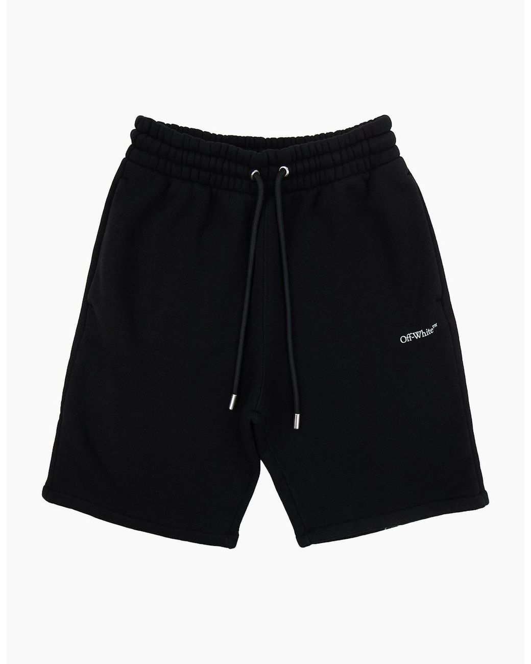 Off-White c/o Virgil Abloh Black Off Vibe Arrow Skate Sweatshorts/Aqua for men