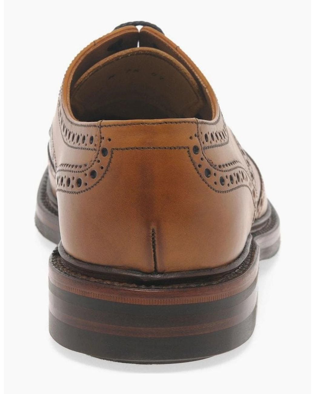 Loake Brown Chester Dainite Tan Leather Brogues for men