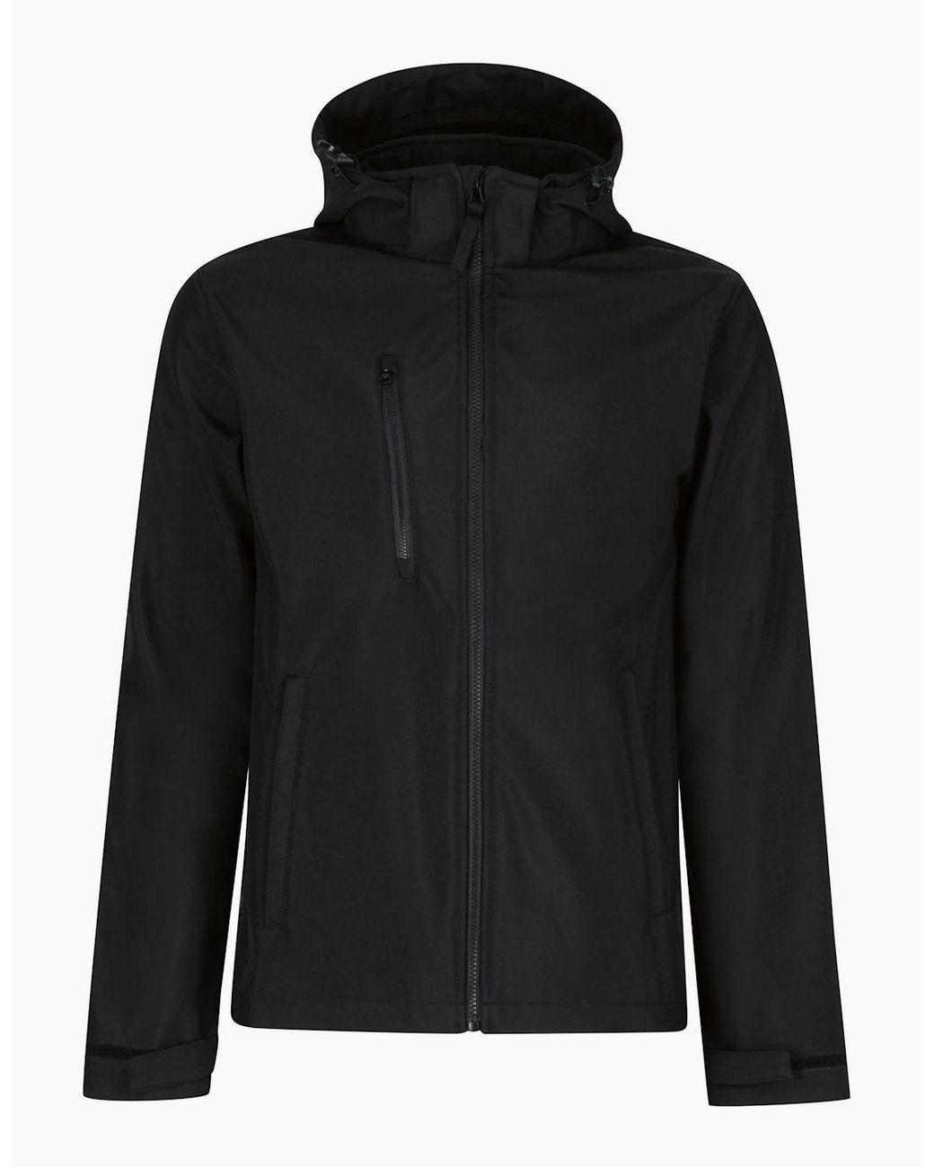 Regatta Blue Professional Venturer Softshell 3 Layer Hooded Jacket for men
