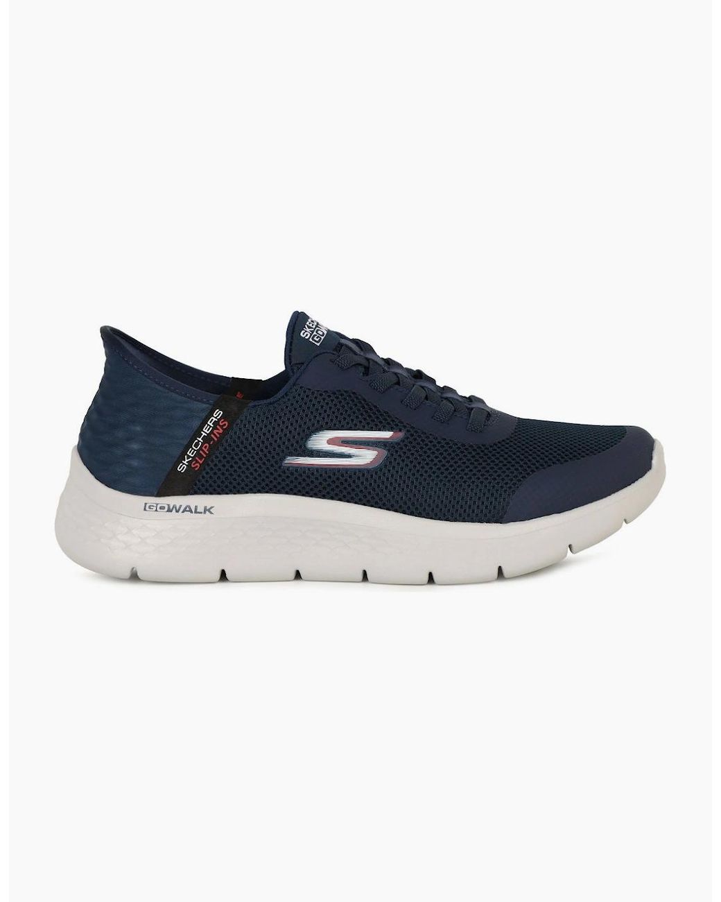 Skechers Go Walk Blue Go Walk Flex Wide Fit Trainers for men