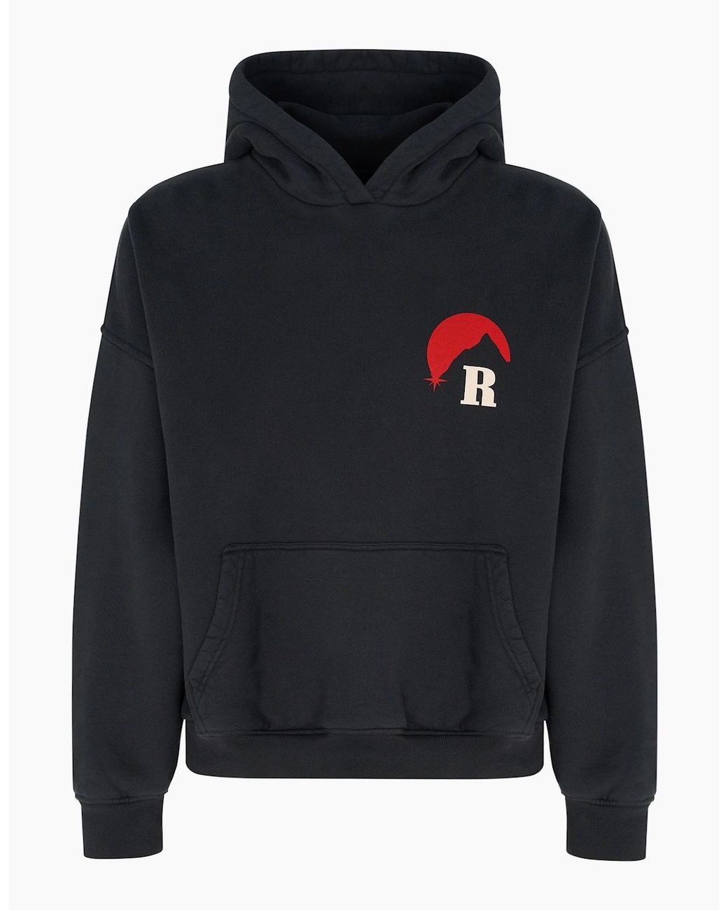 Rhude Black Moonlight Regatta Hoodie for men