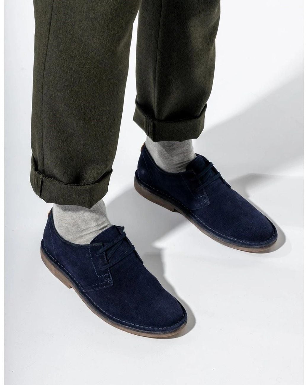 Hush Puppies Blue Scout Shoe for men