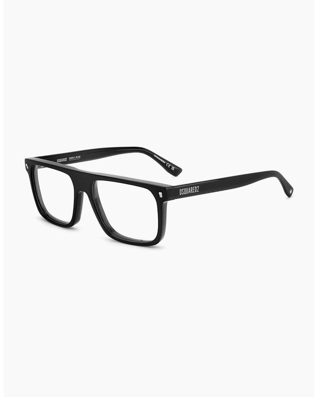 DSquared² Black Optical Frame D2 0182 28416 55 for men