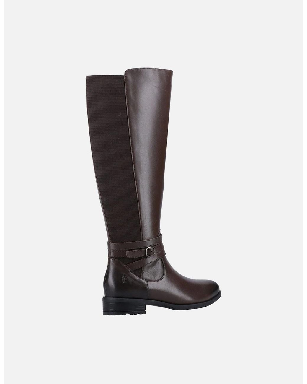 Hush Puppies Brown Vanessa Leather Heeled Knee High Boots