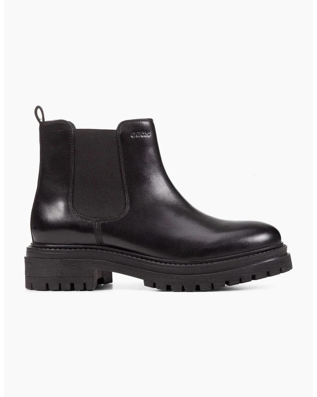 Geox Black D Iridea B Leather Boots