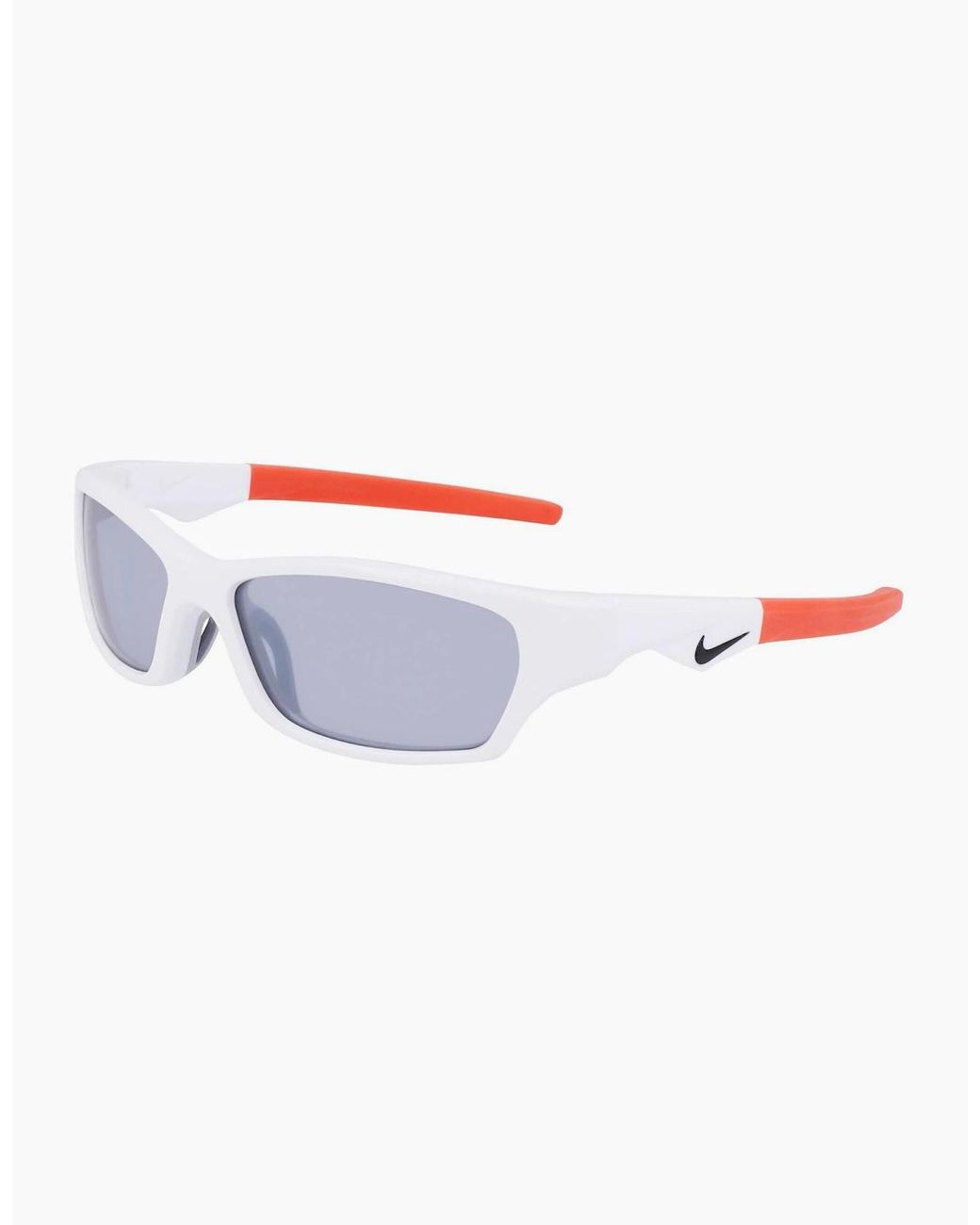 Nike White Wrap Sunglasses for men