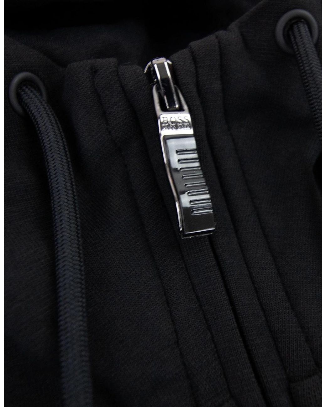 Boss Black Saggy 1 Logo Zip Up Sweatshirt 001 for men