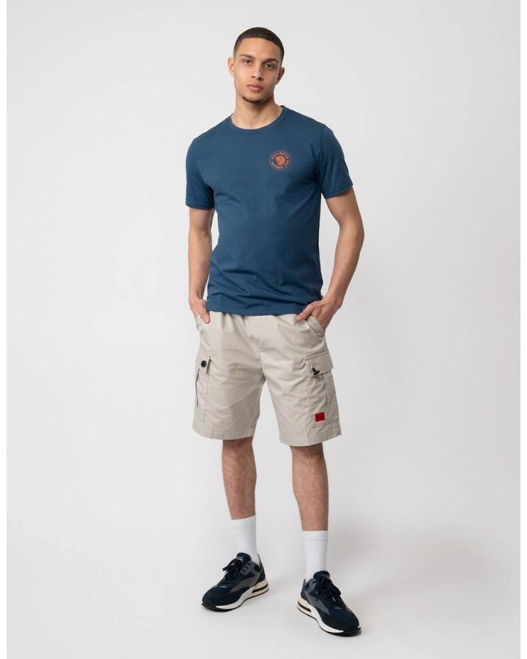 Fjallraven Blue 1960 Logo T-Shirt for men