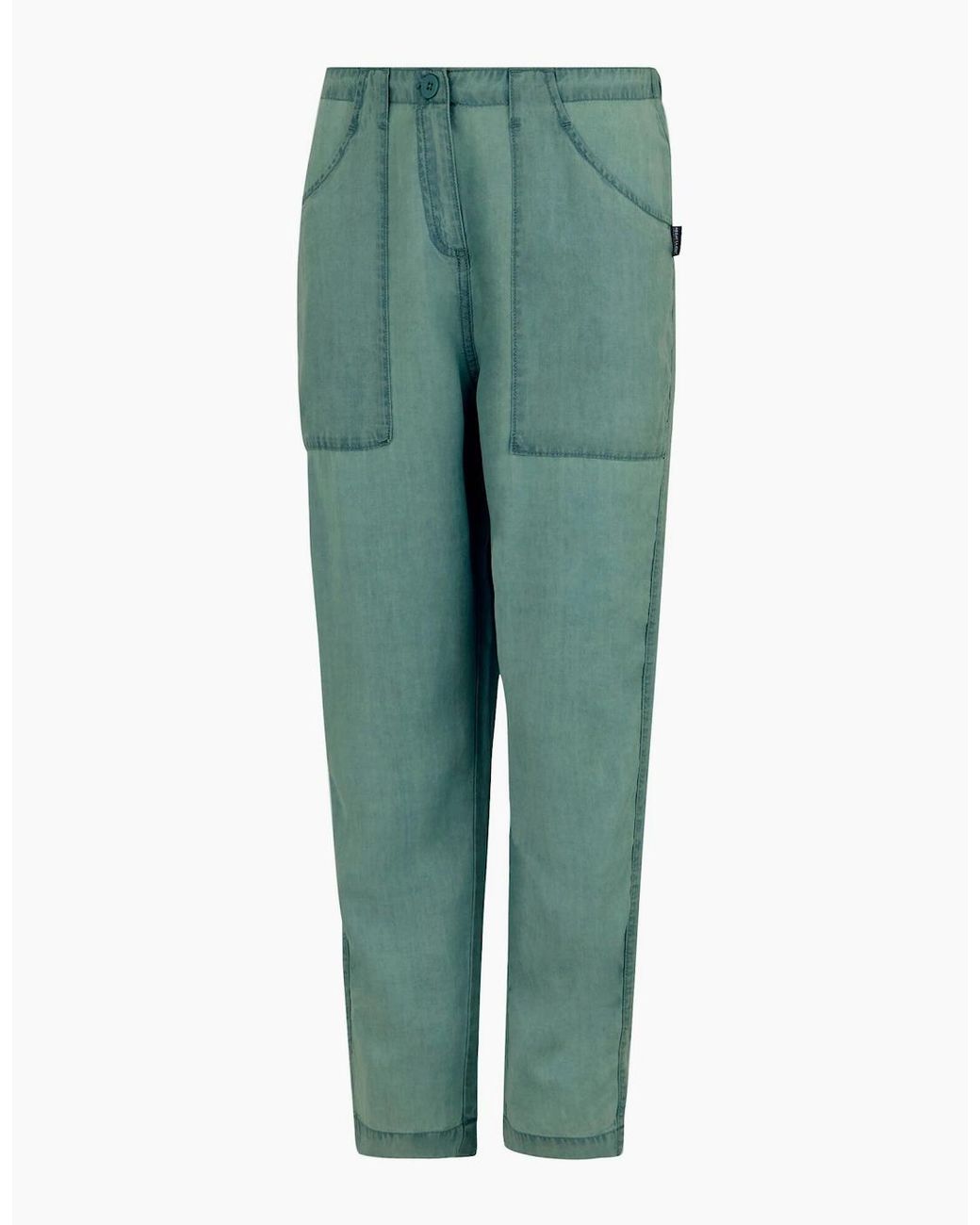 Regatta Green Ladies Shorebella Capri Trousers