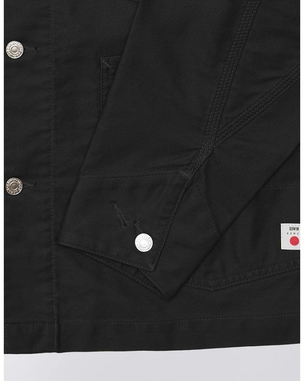 Edwin Black Moleskin Coverall Jacket