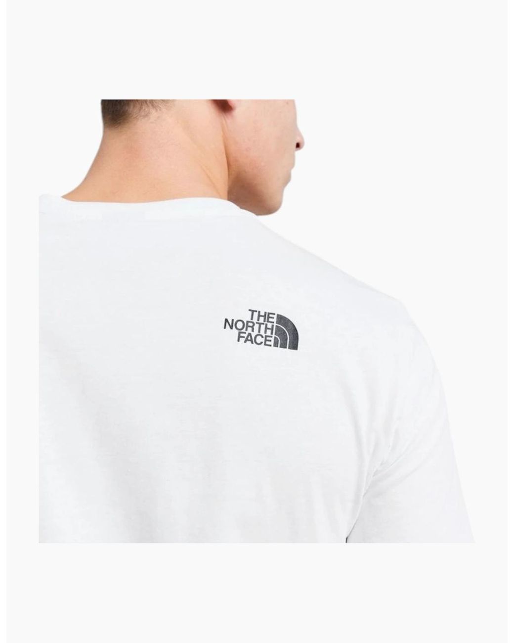 The North Face White T-Shirt T Shirt Simple Dome Sports Cotton Casual Crew Neck for men