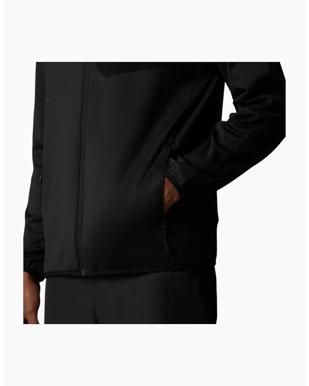 The North Face Black Jacket M Crest Full Zip Fleece Jacket Sportswear for men