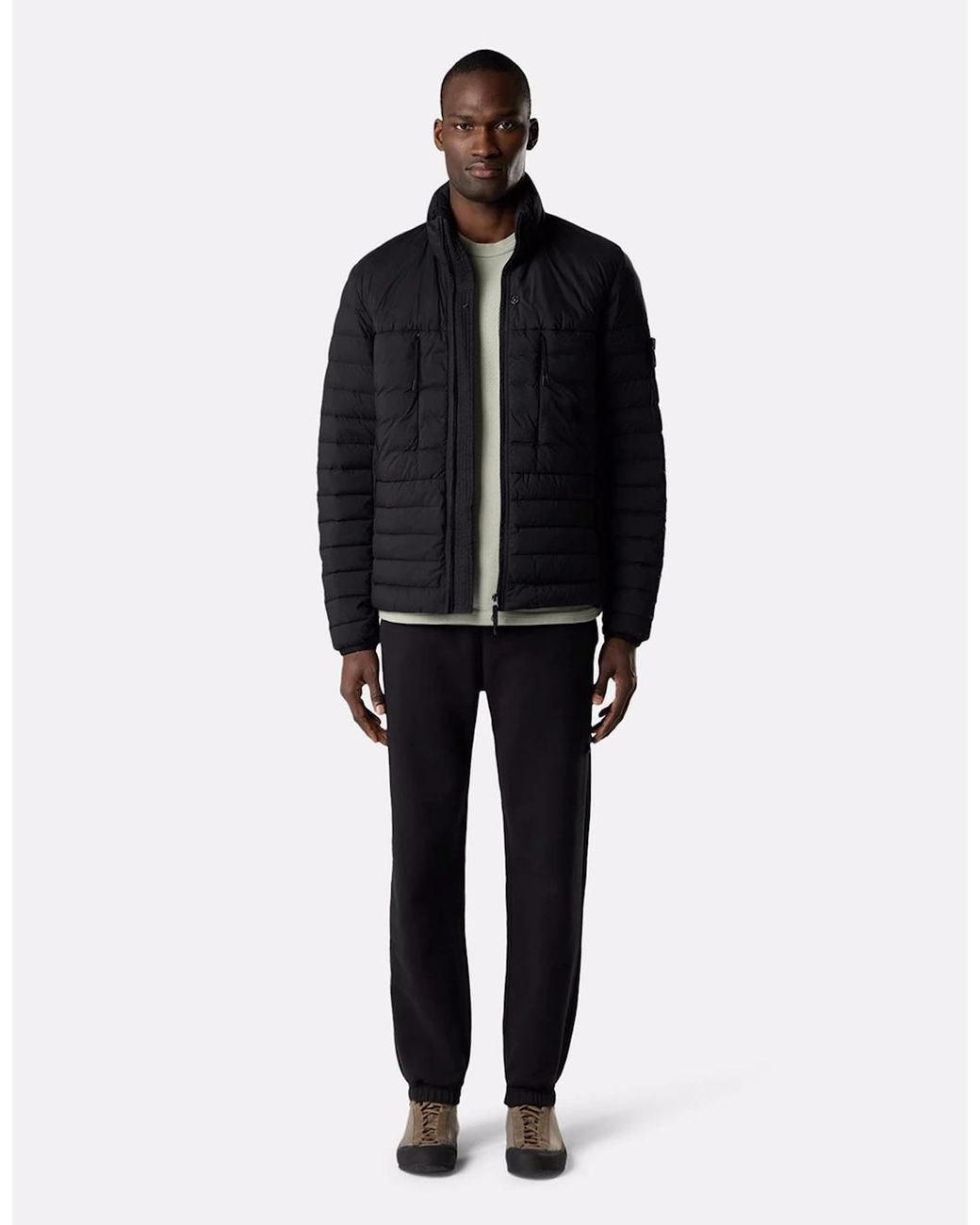 Stone Island Blue S0183 4100106 Seamless Tunnel Nylon Down Tc Jacket for men