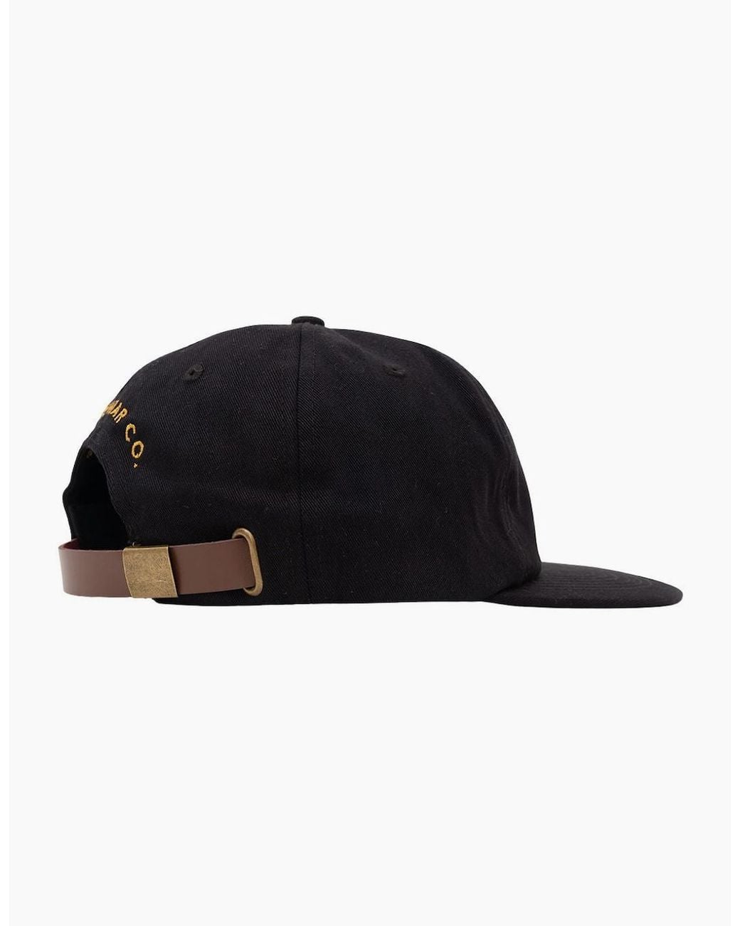 Parlez Black Ashton 5.5 Panel Cap for men