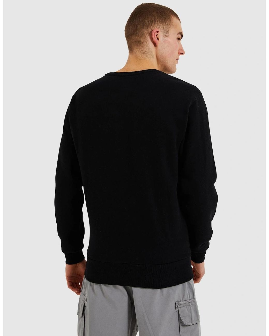 Ellesse Black Sl Succiso Sweatshirt for men
