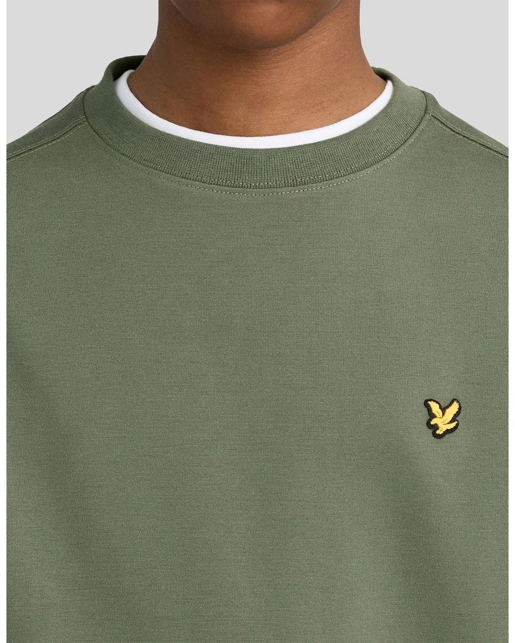 Lyle & Scott Green Sports Lightweight Sweatshirt for men