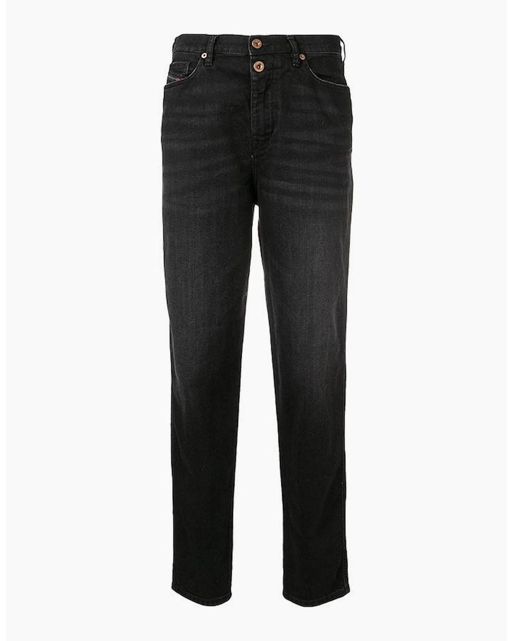 DIESEL Black Alys 069Bg Jeans Denim Regular Straight Regular Waist Fit Pants