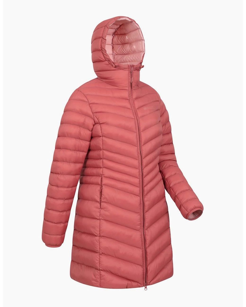 Mountain Warehouse Red Ladies Florence Long Padded Jacket