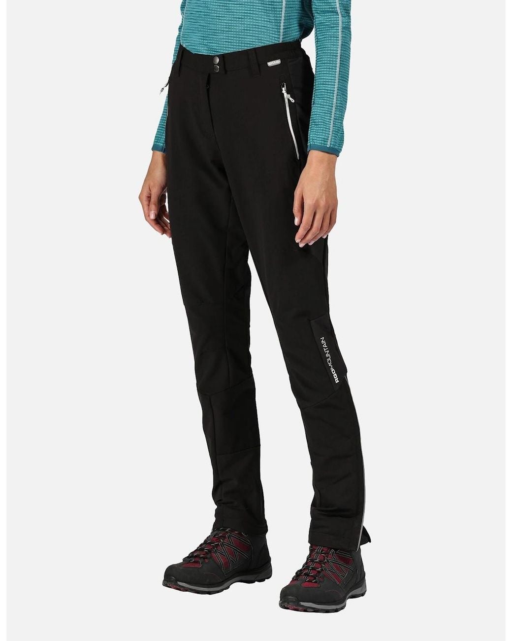 Regatta Black Ladies Mountain Hiking Trousers