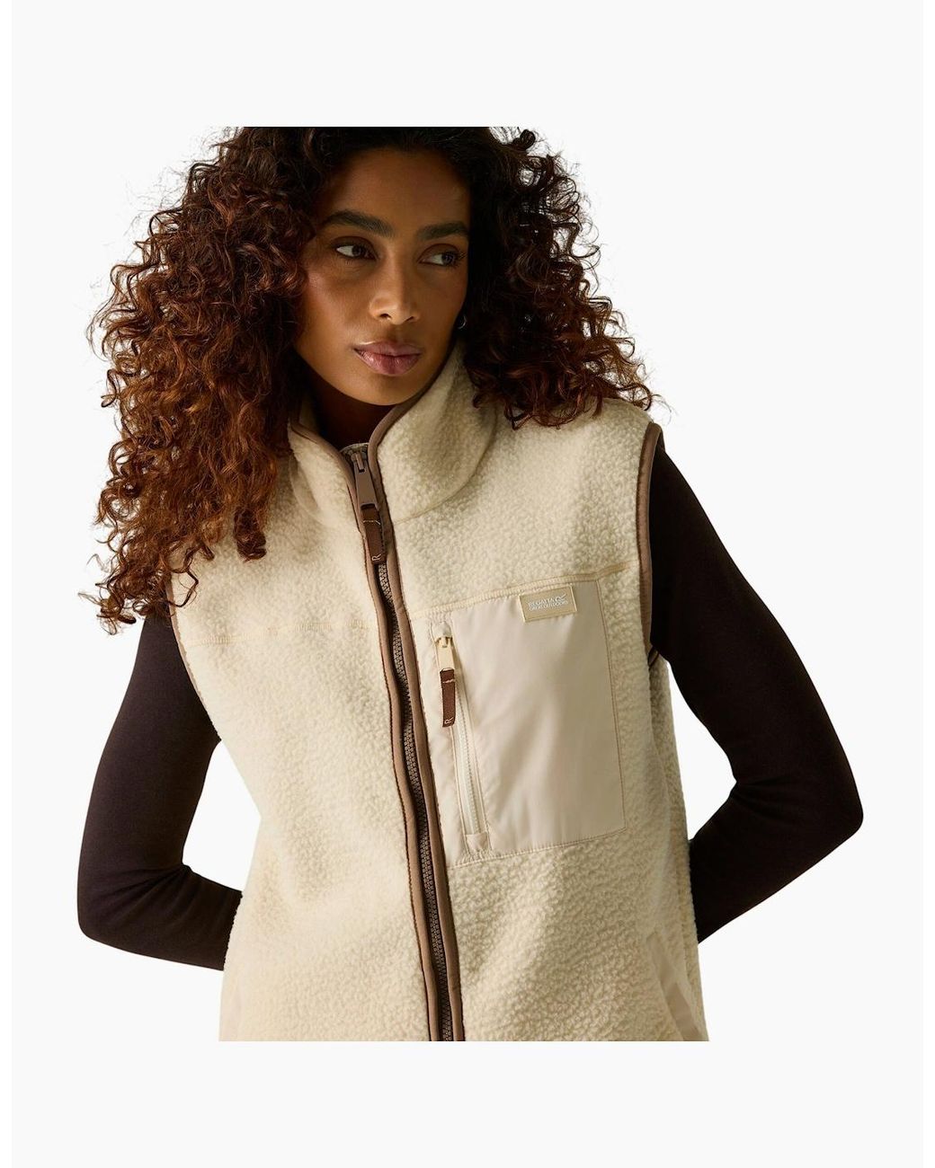 Regatta Natural Ladies Borg Longline Body Warmer