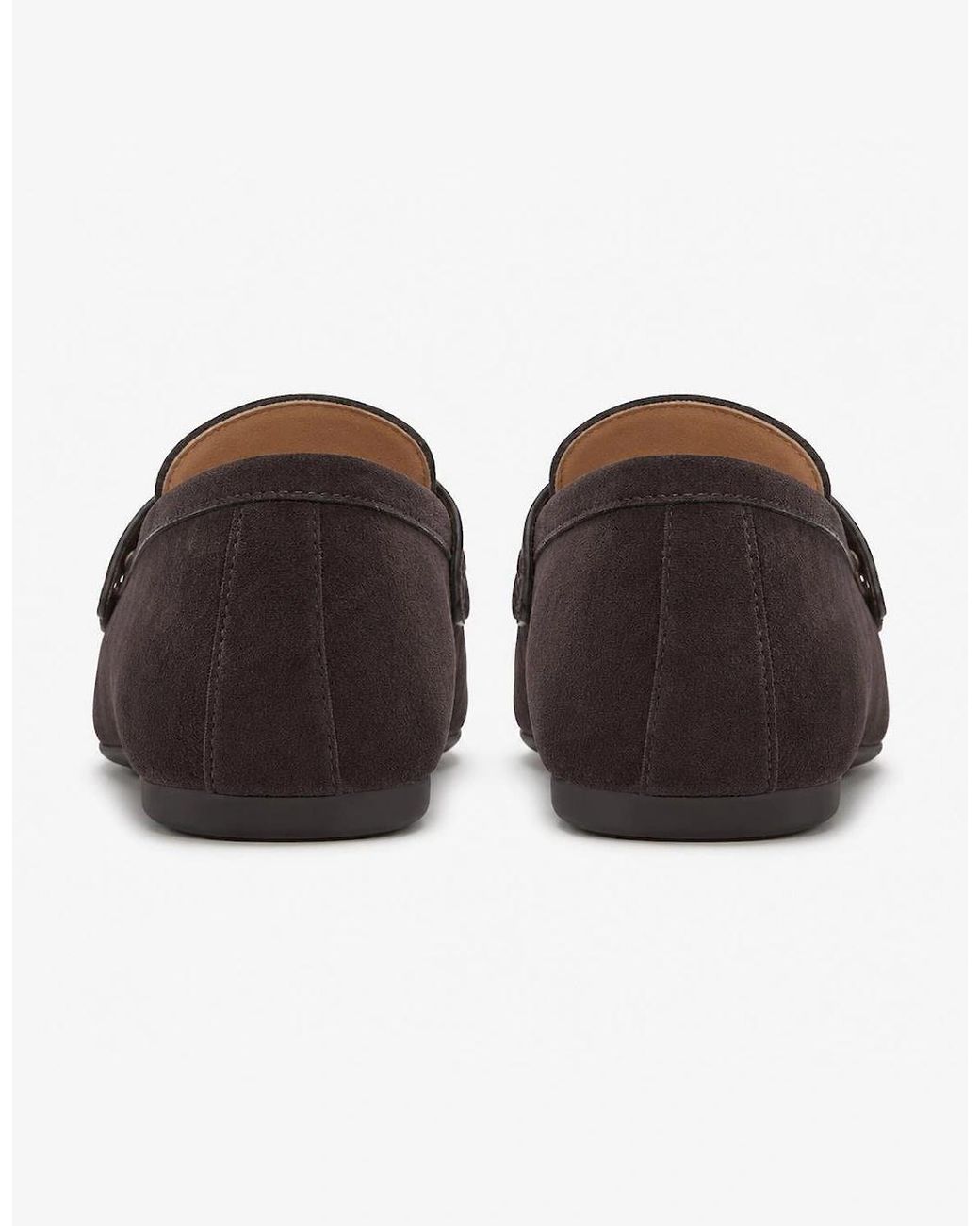 Fitflop Brown Delicato Suede Loafer Shoes Chocolate