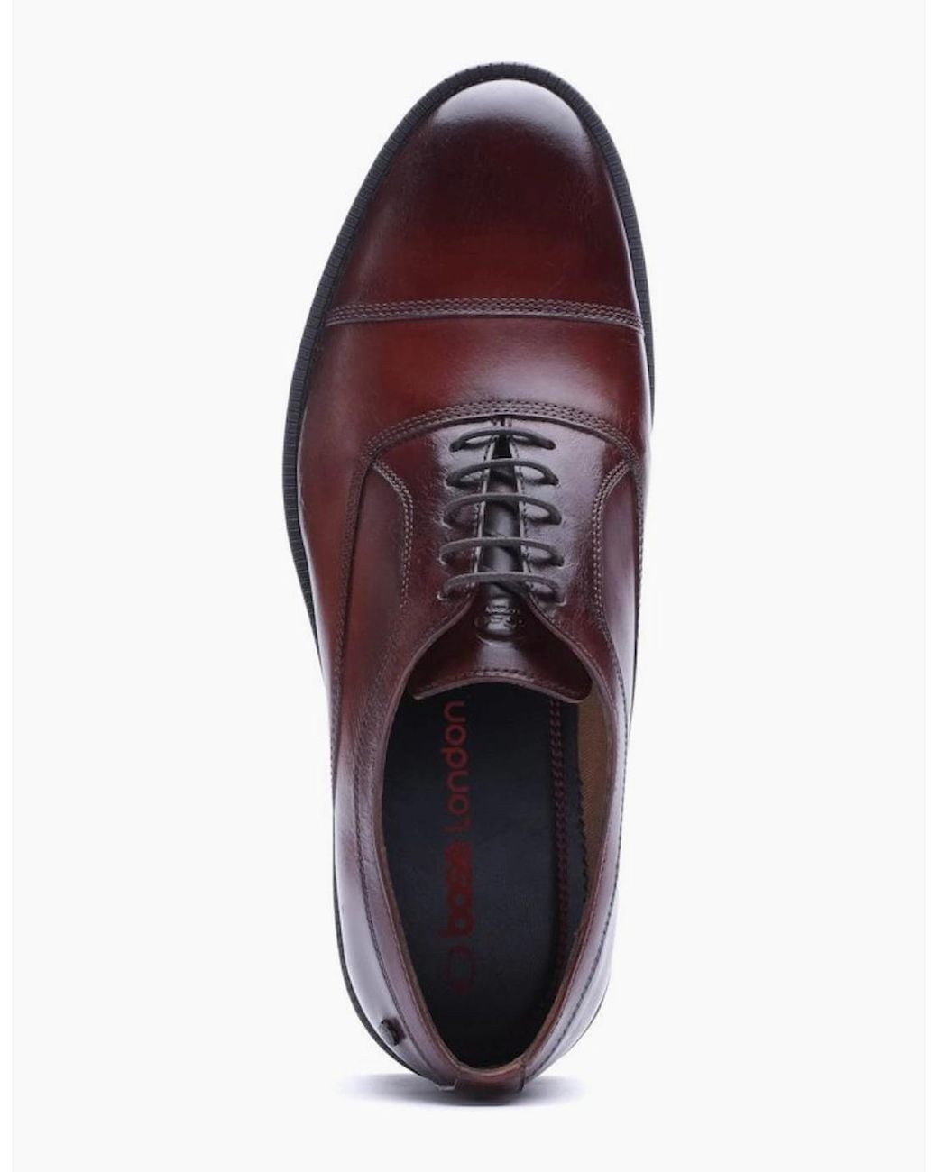 Base London Purple Roma Toe Cap Shoes for men
