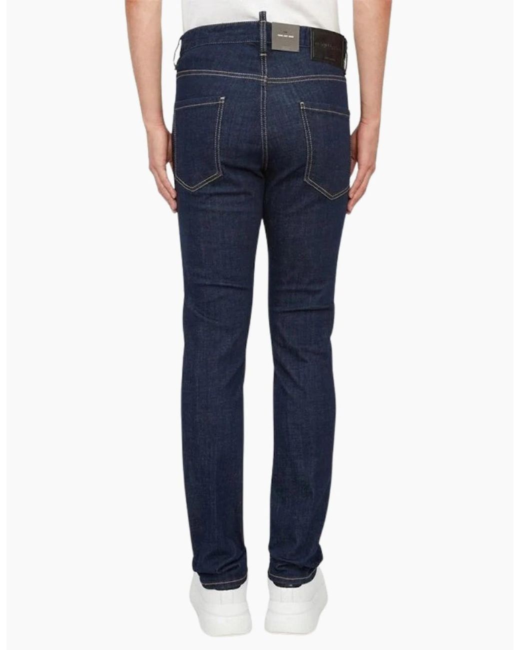 DSquared² Blue Dark Rinse Wash Cool Guy Jeans for men