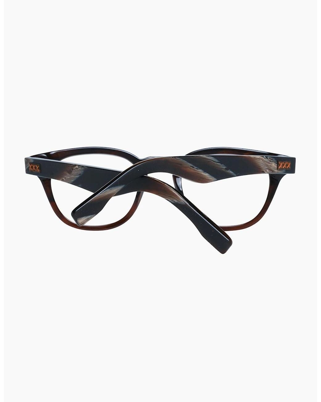 Zegna Brown Optical Frame Zc5011 48 050 for men