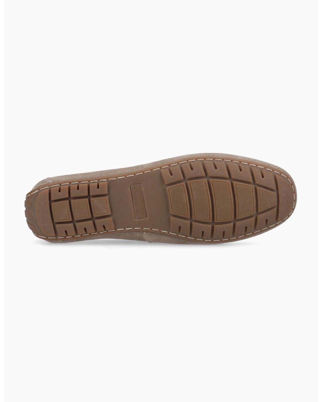 Hush Puppies Brown Reuben Boat Shoe Suede Taupe Boat Shoes for men