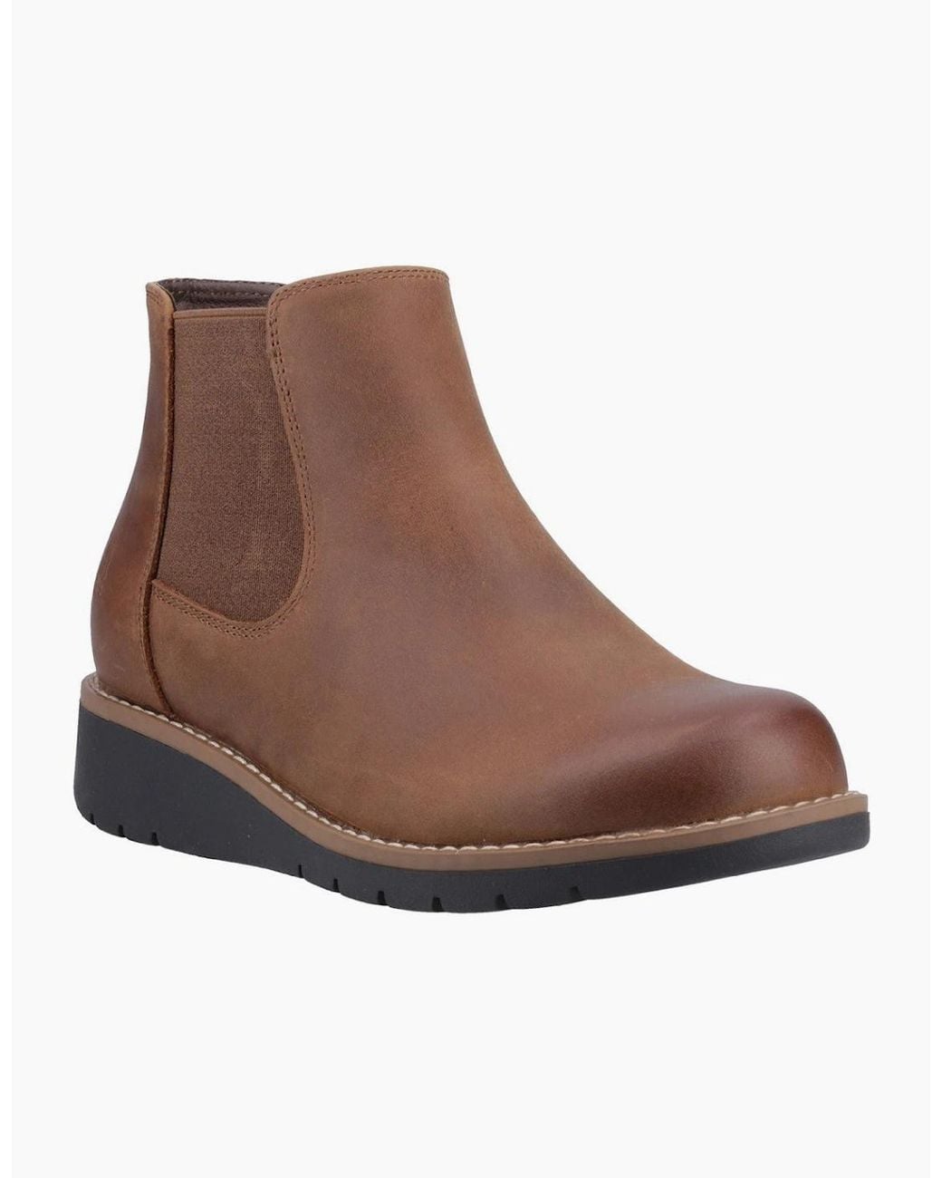 Hush Puppies Brown Leonie Ankle Boots Chelsea Boots