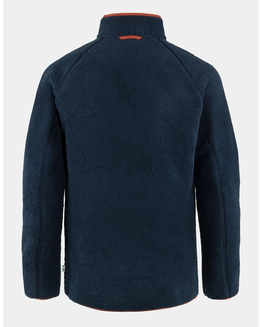 Fjallraven Blue Vardag Pile Fleece for men
