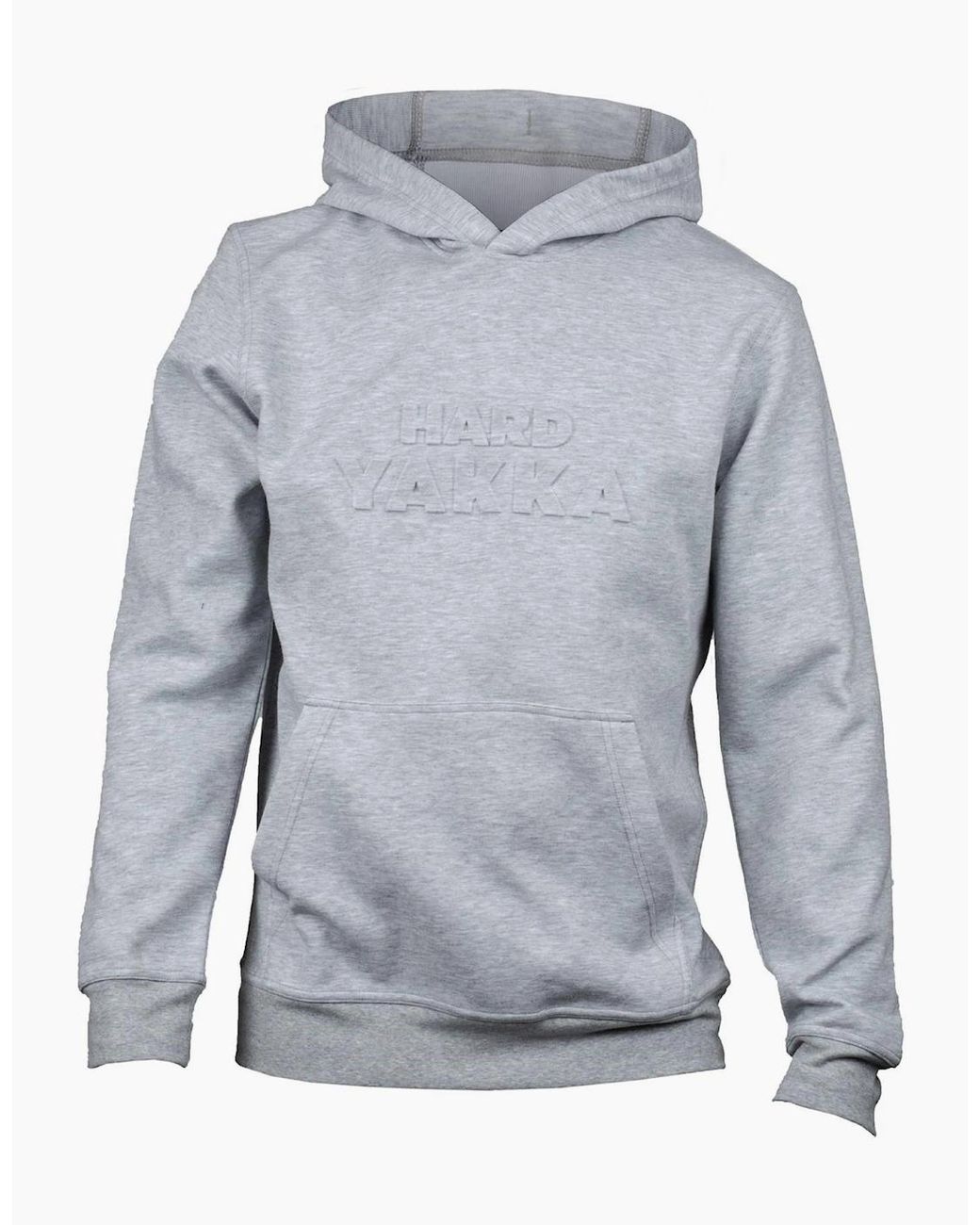 Hard Yakka Blue Embossed Hoodie Light Marle for men