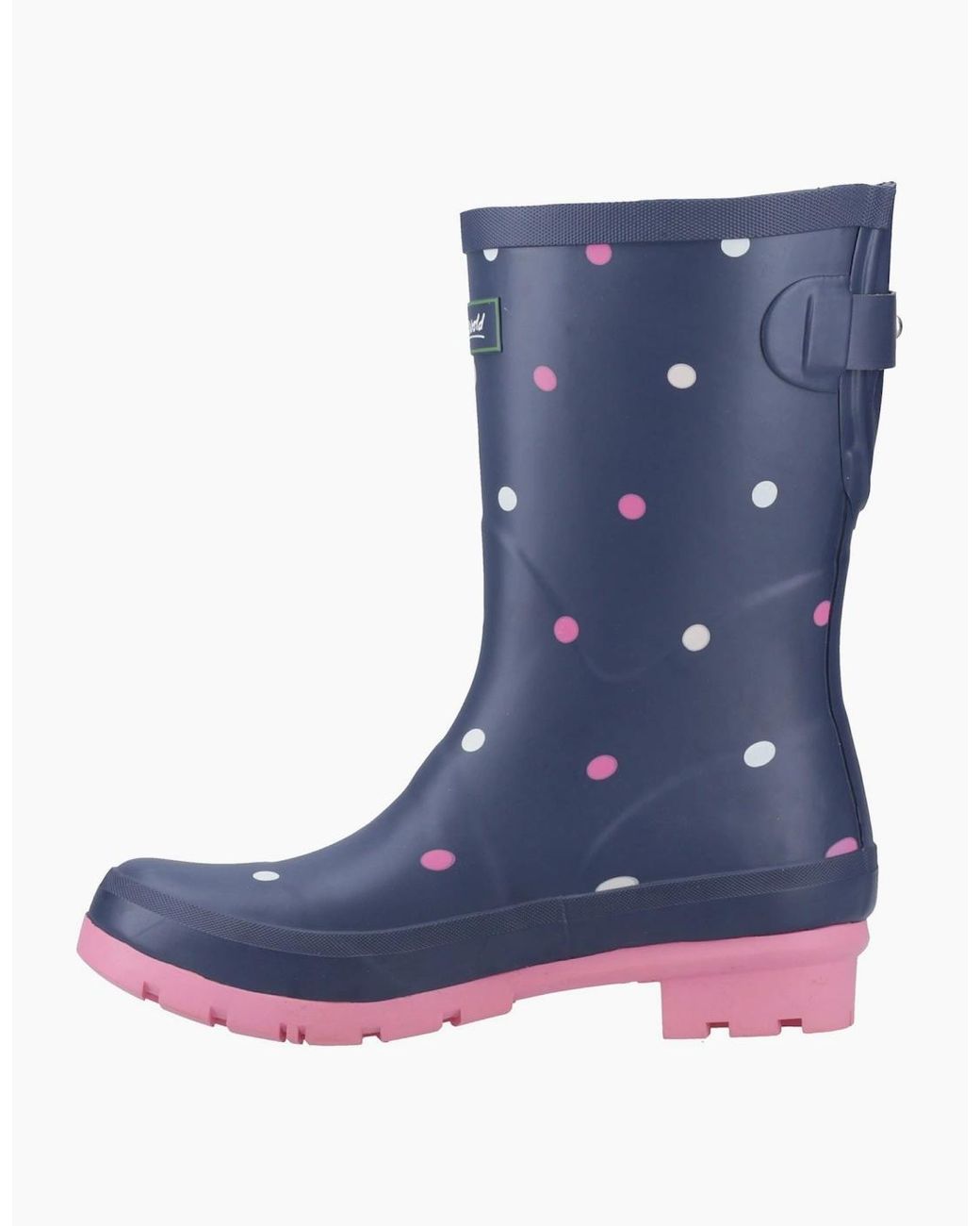 Cotswold Blue Clarence Mid Rubber Spot Wellington Boots