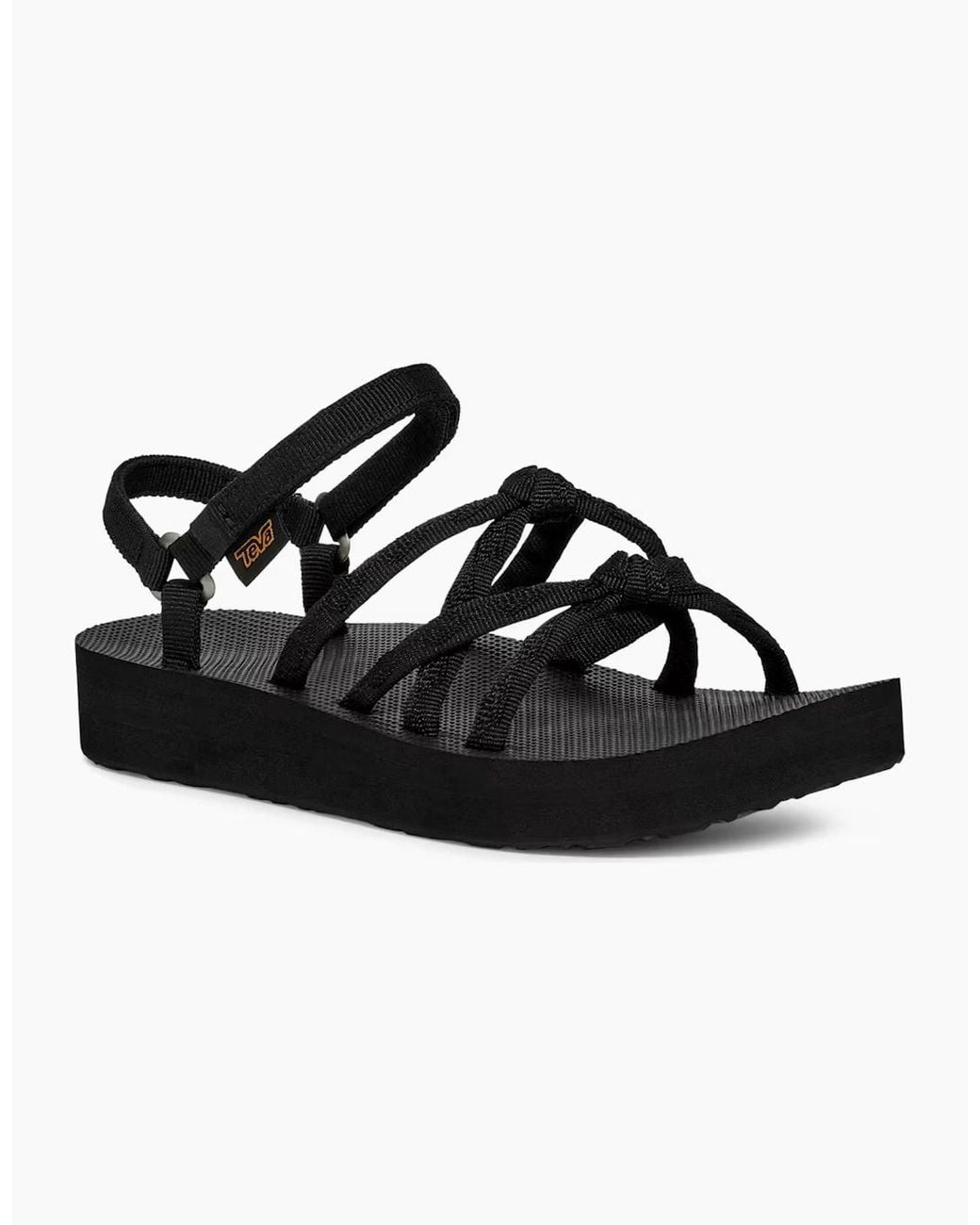 Teva Black Midform Kena Slim Sandals