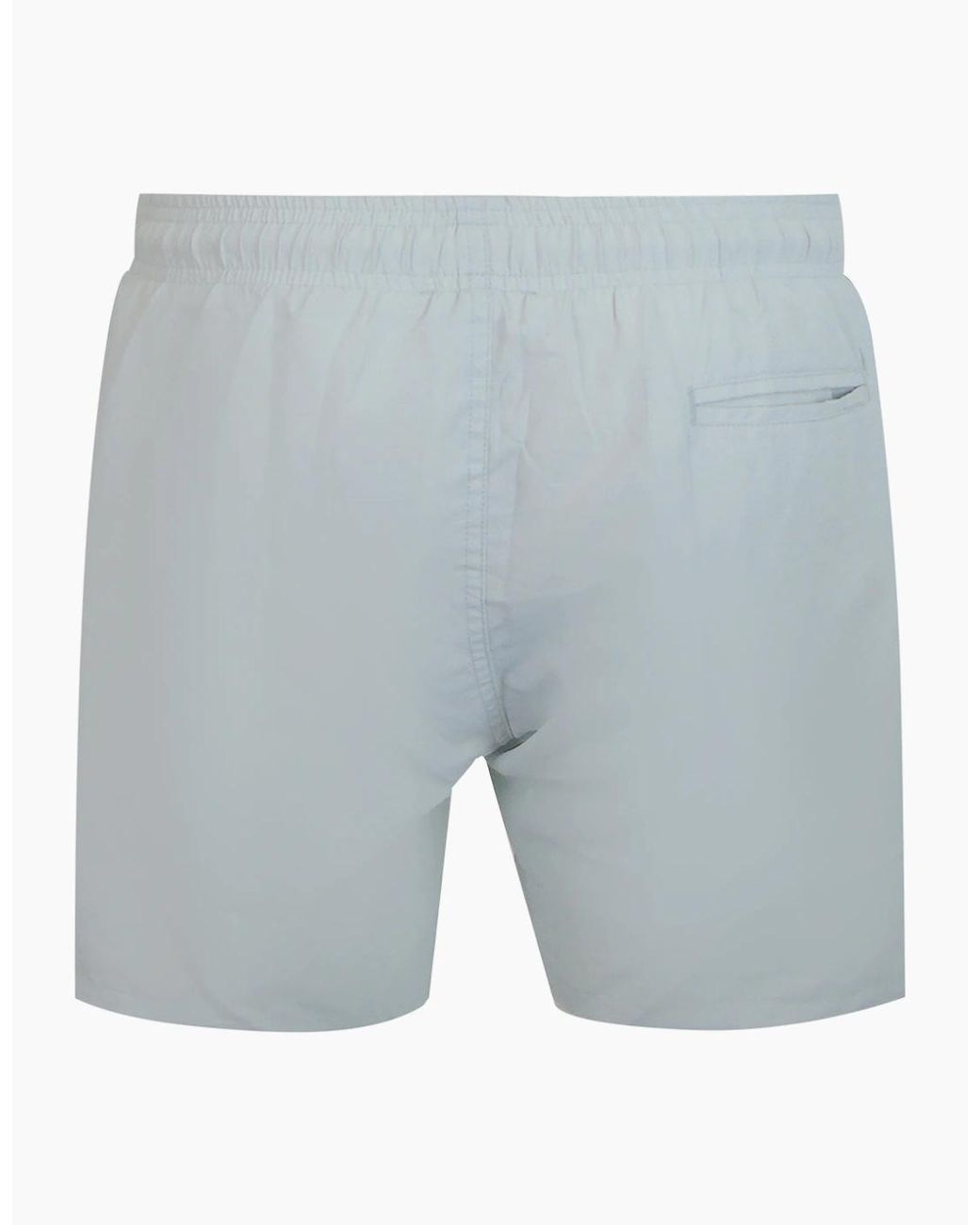 Philipp Plein Gray Plein Sport Ripstop Logo Medium Boardshort Swim Shorts
